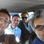 Moretti fue insultado por hinchas y tuvo que huir en patrullero de la sede de San Lorenzo