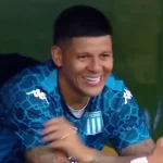 El furioso gesto de Paredes tras la salida de Zeballos en Boca ante Racing