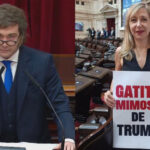 La noche de Villarruel en el Congreso: saludo frío, cruce con Milei y empujón con Karina