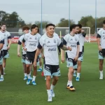 Nahuel Gallo vio el partido de la selección argentina desde el palco de honor de AFA