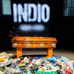 Pablo Grillo dijo presente en el velorio del Indio Solari