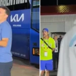 Claudia Villafañe salió al aire con la camiseta original que usó Maradona en el Mundial 86
